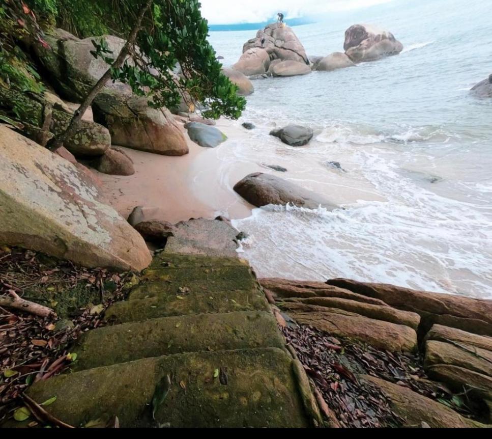 Linda Cobertura Duplex, Pe Na Areia,Vista Linda. Leilighet Caraguatatuba Eksteriør bilde