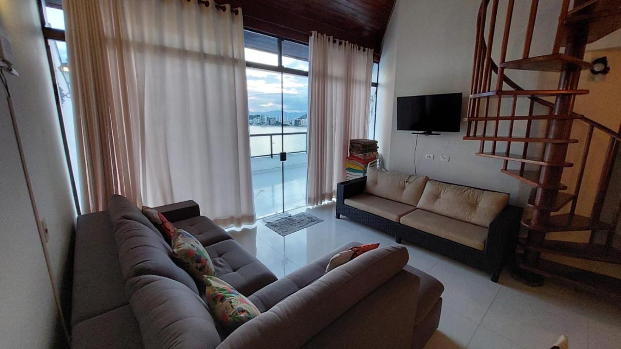 Linda Cobertura Duplex, Pe Na Areia,Vista Linda. Leilighet Caraguatatuba Eksteriør bilde