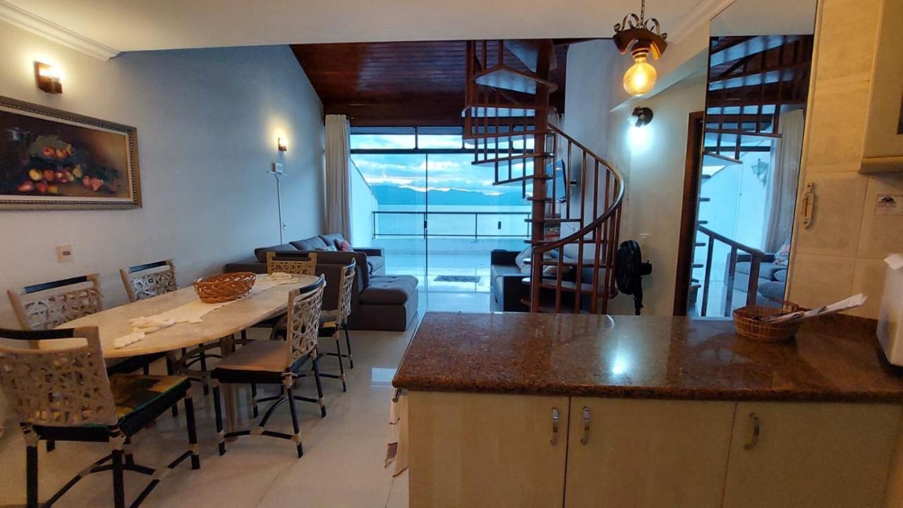 Linda Cobertura Duplex, Pe Na Areia,Vista Linda. Leilighet Caraguatatuba Eksteriør bilde