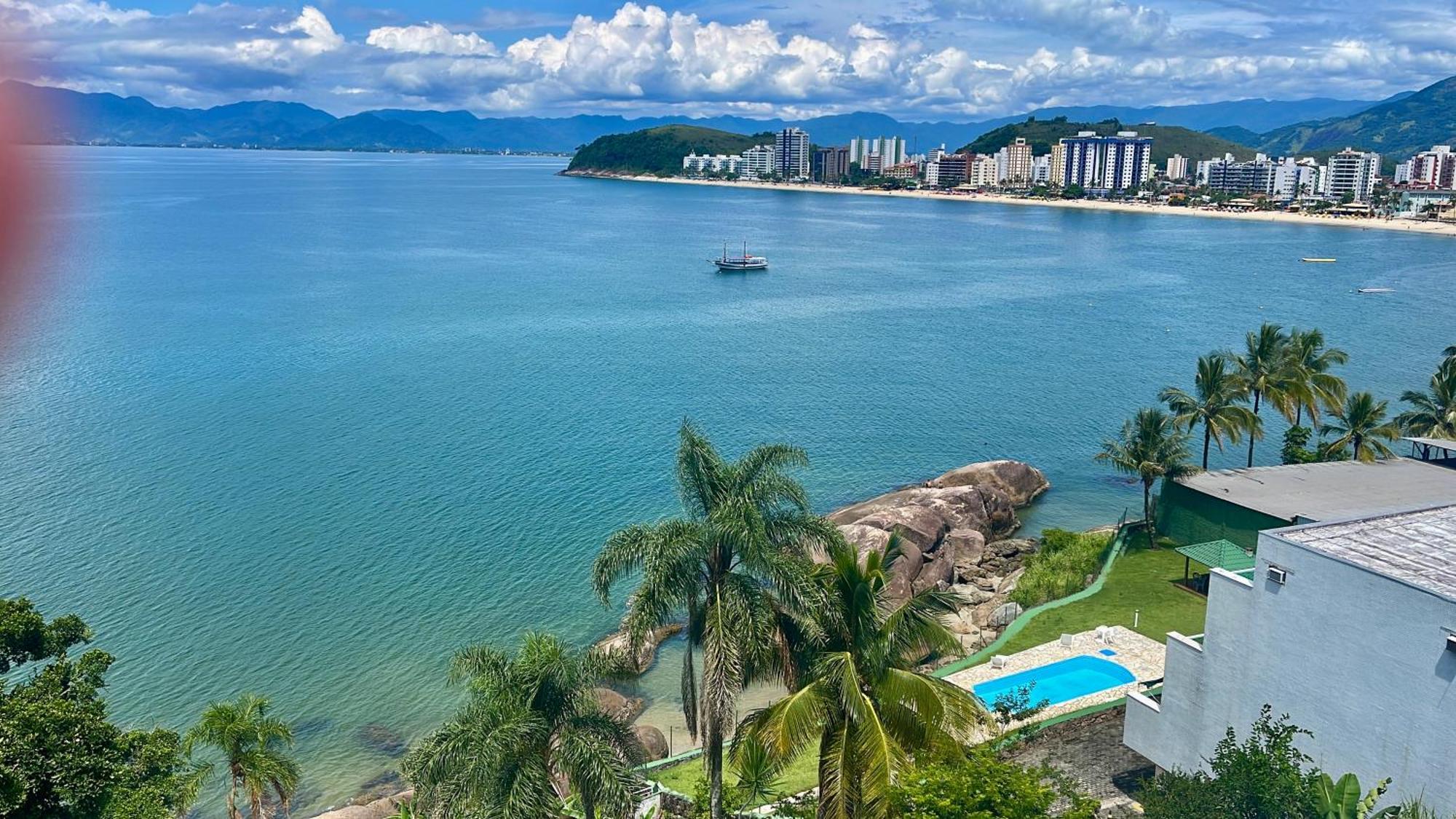 Linda Cobertura Duplex, Pe Na Areia,Vista Linda. Leilighet Caraguatatuba Eksteriør bilde